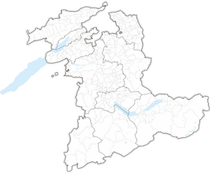 Karte Gemeinden des Kantons Bern 2017