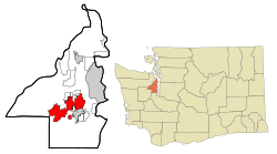Location of Bremerton, Washington