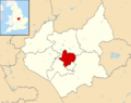 Leicester UK locator map