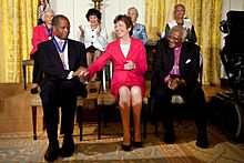 Médaille de la liberté 2009 - Poitier, Robinson, Tutu