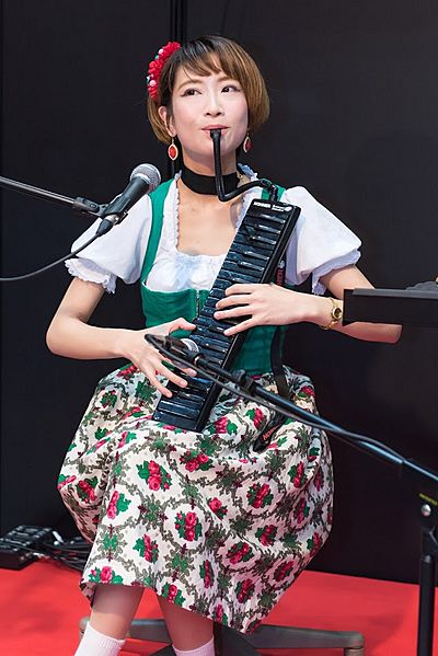 Melodica two-hand-playing by Pianonymous at Musical Instruments Fair Japan 2016