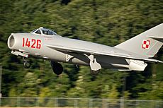 MiG-17 landing by StuSeeger