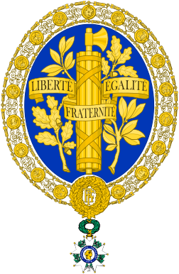 Middle coat of arms of the French Republic (1905–1953)