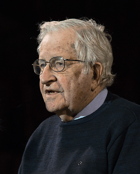 Noam Chomsky portrait 2017 retouched