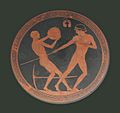 Pentathlon athlets Staatliche Antikensammlungen 2637