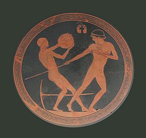 Pentathlon athlets Staatliche Antikensammlungen 2637