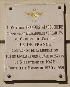 Plaque François de Labouchère, 8 rue Guy-de-Maupassant, Paris 16
