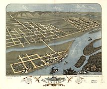Prairie du Chien, Crawford County, Wisconsin 1870. LOC 73694549