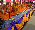 Rank celebration of Thai Buddhist monk 1