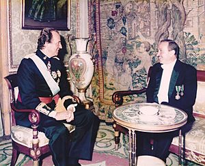 S.M. Juan Carlos I et Djelloul Khatib, 1988