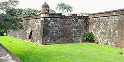 San Fernando de Omoa Fortress walls.jpg