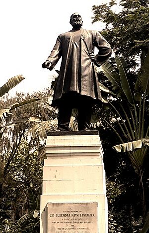 Statue of Surendranath Banerjee