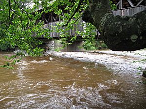 Sunday River after rain