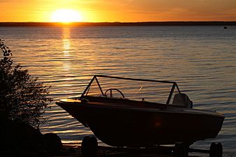 Sunset at Turtle Lake, Saskatchewan