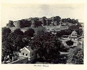 The Fort, Jhansi, a gelatin silver photo, c.1900