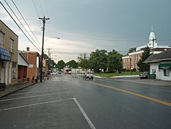 Downtown Tompkinsville, Kentucky