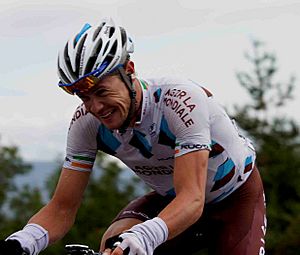 Tour de France 2011, col de manse, nicolas roche (14866927151)