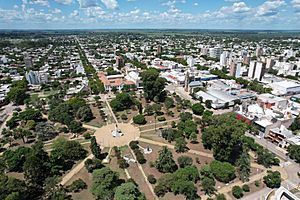Aerial photograph of Venado Tuerto