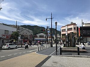 View in front of Dazaifu Station