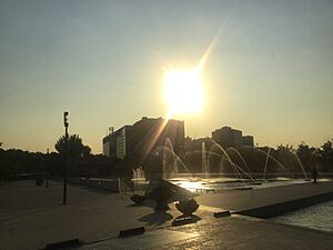 View of Han river park 