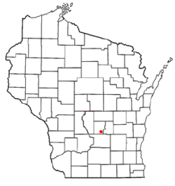 Location of Buffalo, Marquette County, Wisconsin