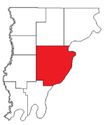 Location of Mount Carmel Precinct in Wabash County