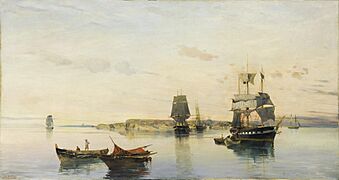 Βολανάκης, Κωνσταντίνος - Αραγμένα καράβια, π. 1886-1890