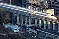 021 新幹線 N700 Series Shinkansen high speed train arriving at Kyoto Station, Japan