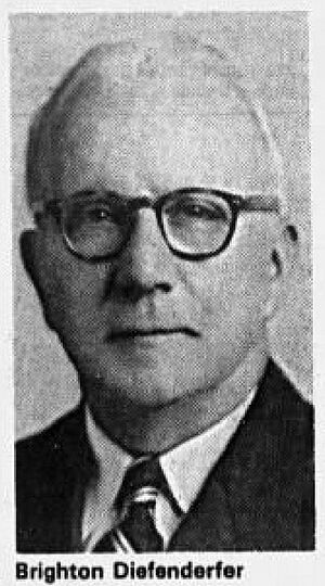 1956 - Brighton C. Diefenderfer