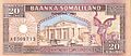 20 Somaliland Shillings