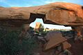 A537, Grand Staircase-Escalante National Monument, Utah, USA, Devils Garden, Mano Arch, sunset, 2016