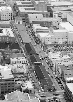 Aerial View, Looking Northwest Along Market Street, Charleston, SC - cropped