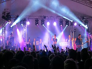 Bastille at Queens' College May Ball 2013