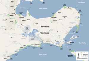 Bellarine Peninsula Map
