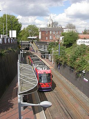 Bilston Central, tram - geograph.org.uk - 1275894