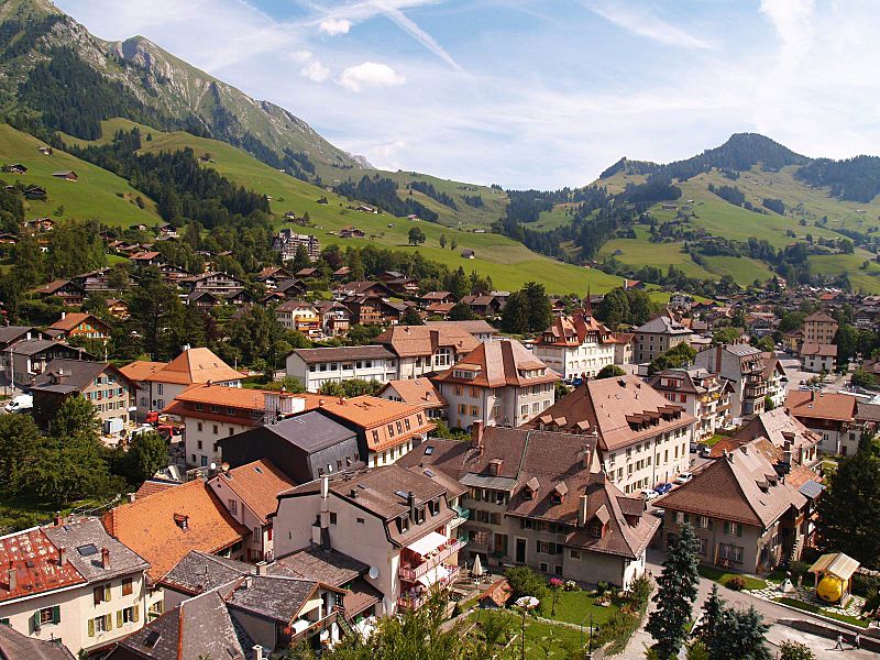 Château d'Oex (veduta generale)