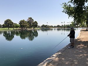 Chaparral Lake in Scottsdale Arizona is a Lake for fishing