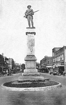 Confederate Monument, Lexington, North Carolina (ca. 1920)