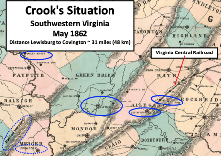 Crooks situation - Battle of Lewisburg