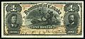 Dominion of Canada one Dollar banknote of 1898