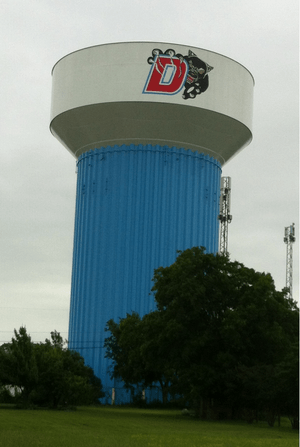 Duncanville Panther water tower