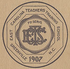 East Carolina Teachers Training School Logo