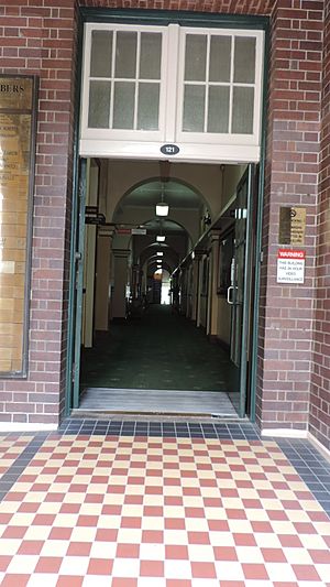 Entrance, Ballow Chambers, Wickham Terrace, 2015