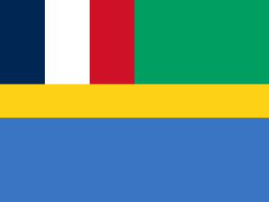 Flag of Gabon 1959-1960