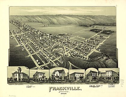 Frackville PA B Eye view 1889