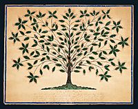 Gift Drawing The Tree of Light or Blazing Tree, Hannah Cohoon (1788–1864)