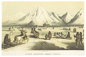HOOPER(1853) p096 EMMAS HARBOUR, WINTER QUARTERS OF THE TUSKIS