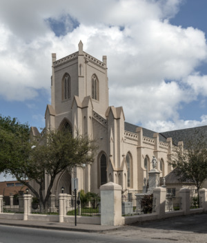 Immaculate Conception Cathedral, a historic church in Brownsville, Texas LCCN2014630477