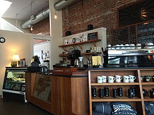 Interior of the Victrola Roastery and Cafe, Capitol Hill, Seattle, Washington, USA - 20150813