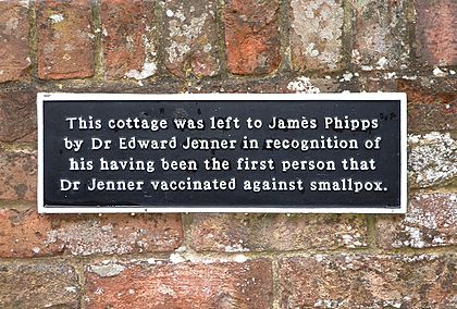 James Phipps' Cottage - plaque